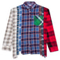 7 Cuts Flannel Shirt - Indigo/Red