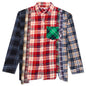 7 Cuts Flannel Shirt - Red/Navy
