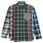 7 Cuts Shirt - Green/Red