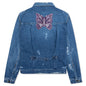 Assorted Patches Jean Jacket - Indigo