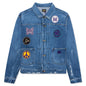 Assorted Patches Jean Jacket - Indigo
