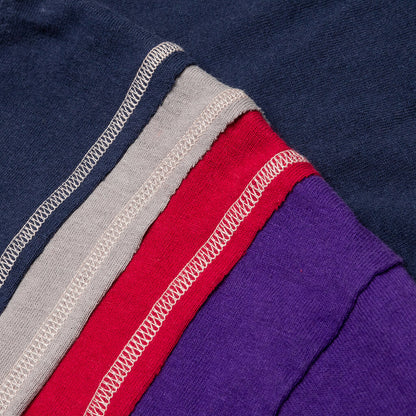 College 7 Cuts L/S Tee - Clemson Navy