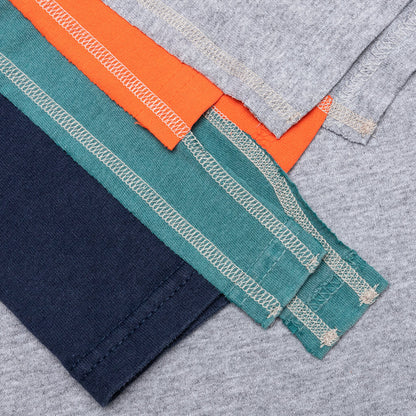 College 7 Cuts L/S Tee - Grey Joe