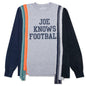 College 7 Cuts L/S Tee - Grey Joe