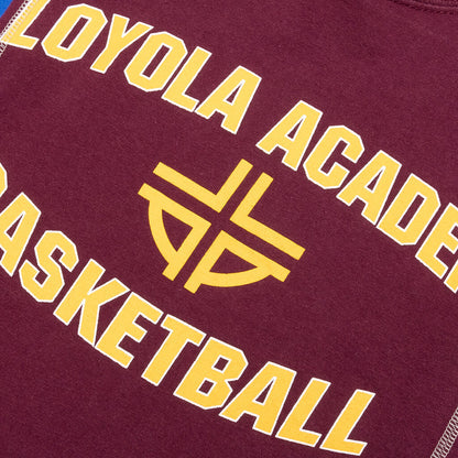 College 7 Cuts S/S Tee - Burgundy Loyola