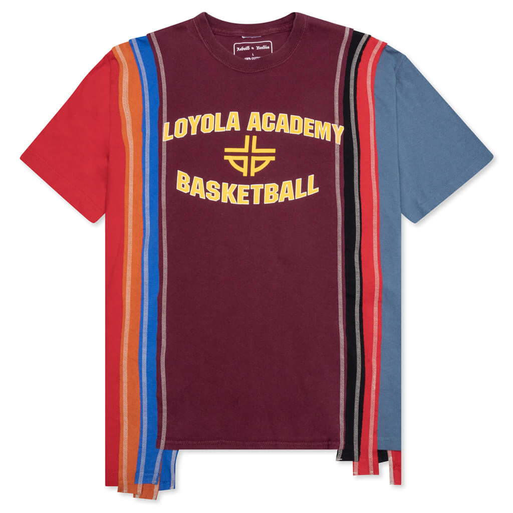 College 7 Cuts S/S Tee - Burgundy Loyola