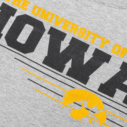 College 7 Cuts S/S Tee - Grey Iowa