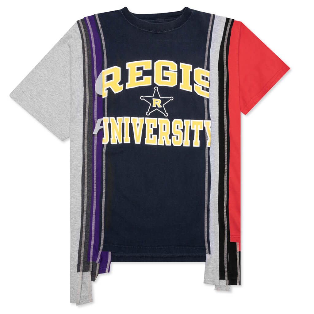 College 7 Cuts S/S Tee - Navy Regis