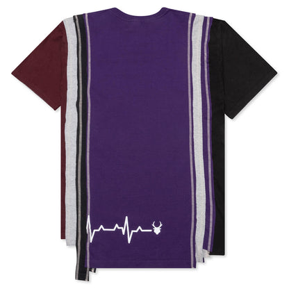 College 7 Cuts S/S Tee - Purple Grand