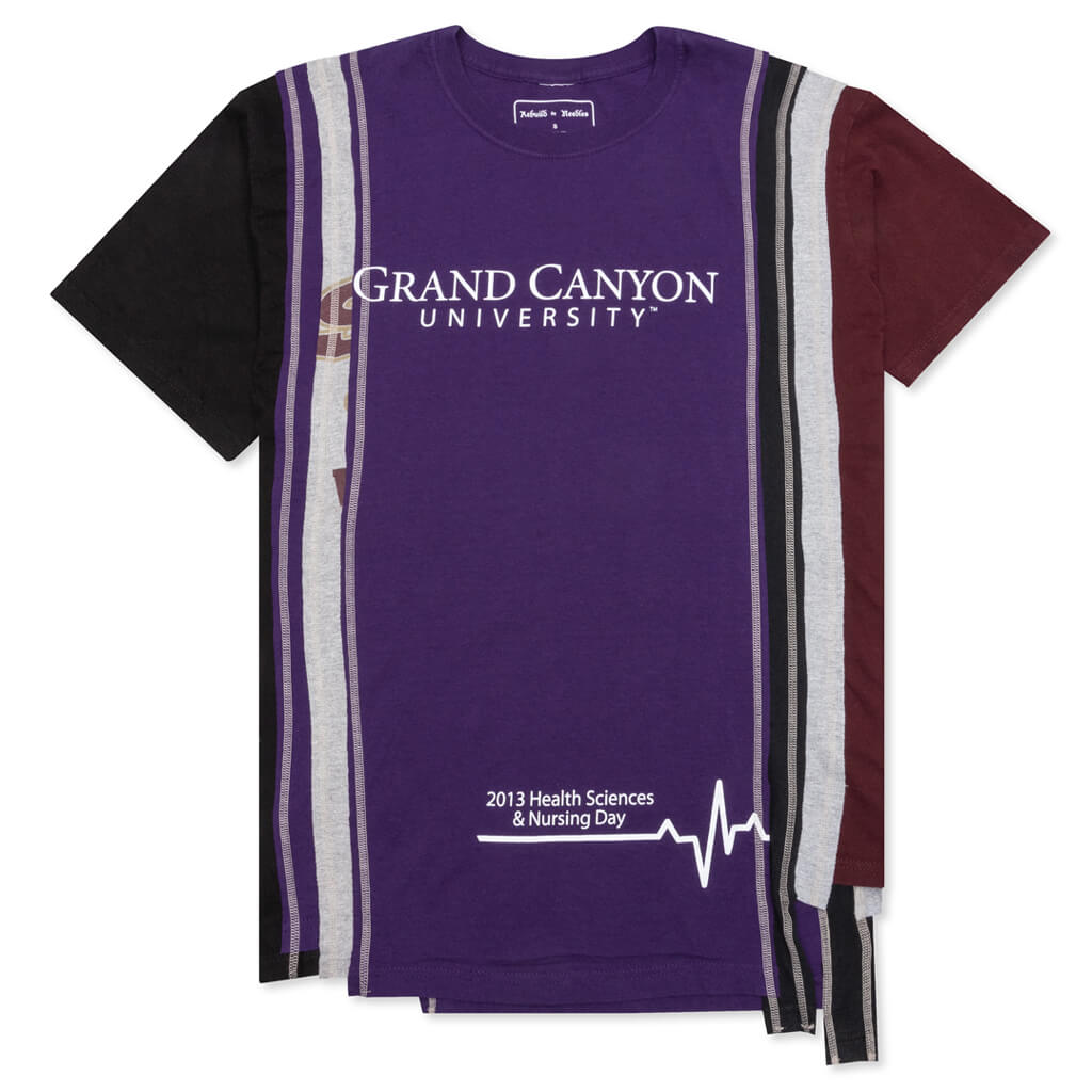 College 7 Cuts S/S Tee - Purple Grand