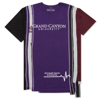 College 7 Cuts S/S Tee - Purple Grand