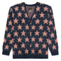 Mohair Cardigan - Blue/Grey