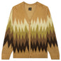 Mohair Cardigan Zigzag - Taupe