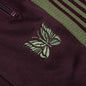 Poly Smooth Narrow Track Pant - Maroon