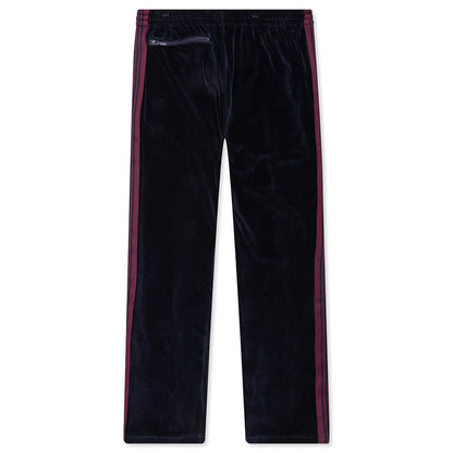 R.C. Velour Narrow Track Pant - Navy