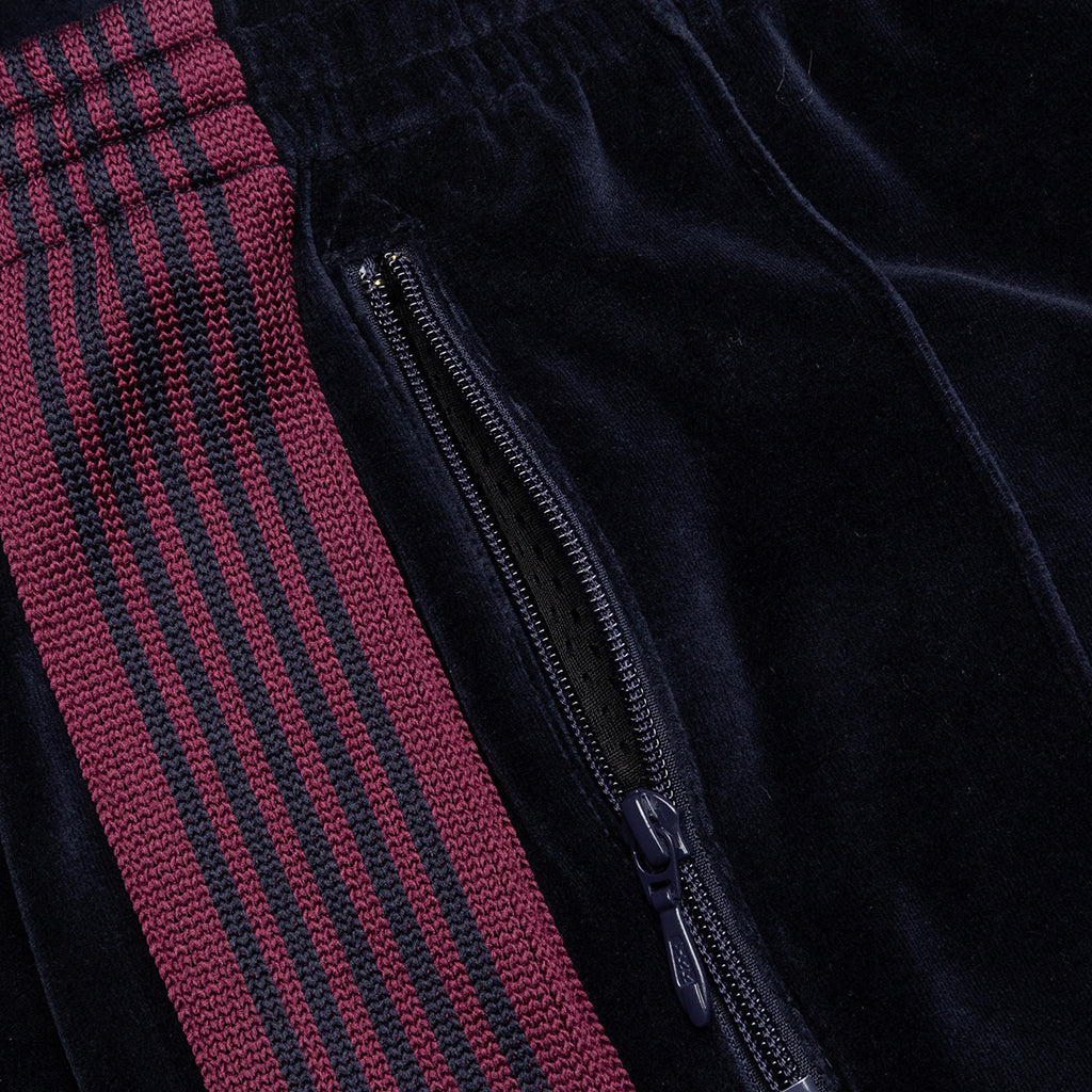 R.C. Velour Narrow Track Pant - Navy