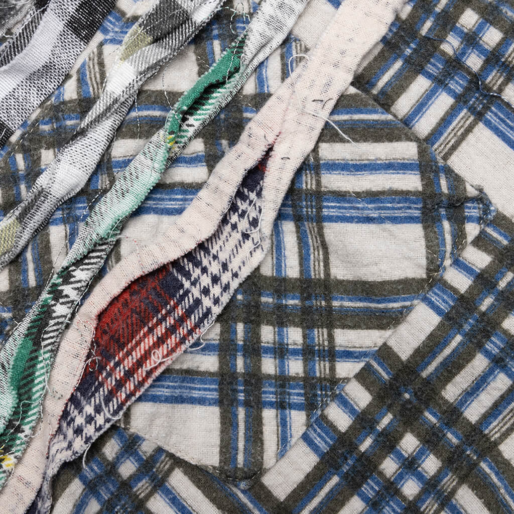 Ribbon Shirt - Blue/Olive