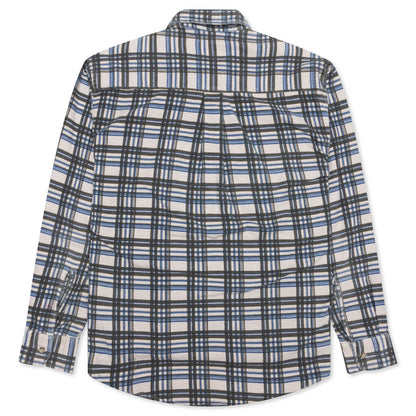 Ribbon Shirt - Blue/Olive