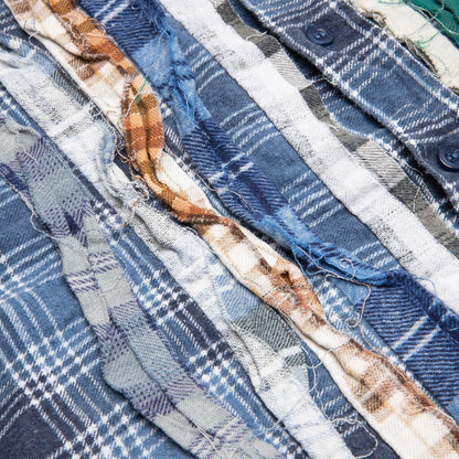 Ribbon Shirt - Blue/White