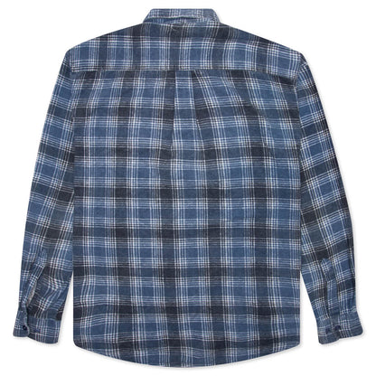 Ribbon Shirt - Blue/White