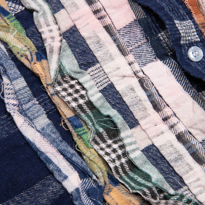 Ribbon Shirt - Navy/White