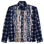 Ribbon Shirt - Navy/White