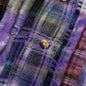 Ribbon Tie Dye Flannel Shirt - Assorted