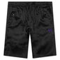 String Cowboy Short Poly Slub Sateen - Black