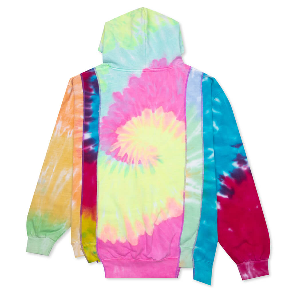 Tie Dye 5 Cuts Hoodie - Assorted