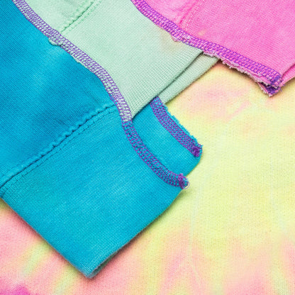 Tie Dye 5 Cuts Hoodie - Assorted