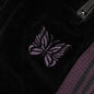 Velour Narrow Track Pant - Black FW21
