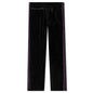 Velour Narrow Track Pant - Black FW21