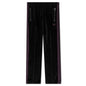Velour Narrow Track Pant - Black FW21