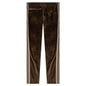 Velour Narrow Track Pant - Brown