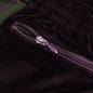 Velour Narrow Track Pant - Eggplant