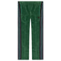 Velour Narrow Track Pant - Green