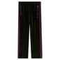 Velour Narrow Track Pant - Green