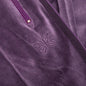 Velour Narrow Track Pant - Purple