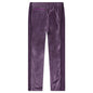 Velour Narrow Track Pant - Purple