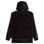 Velour Track Hoodie - Eggplant
