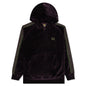 Velour Track Hoodie - Eggplant
