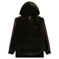 Velour Track Hoodie - Green