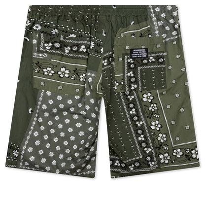 Bandana Chopped Short - Olive Drab