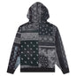 Bandana Chopped Hooded Sweatshirt - Black