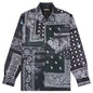 Bandana Chopped L/S E-Shirt - Black