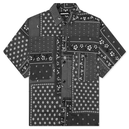 Bandana Chopped Type-B Shirt - Grey