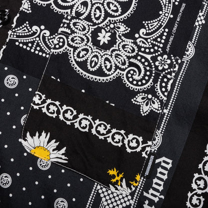Bandana L/S C-Shirt - Black