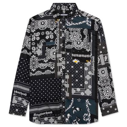 Bandana L/S C-Shirt - Black