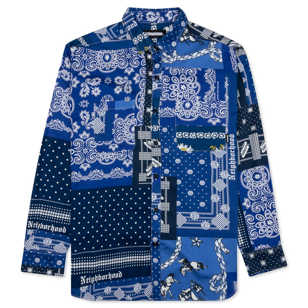 Bandana L/S C-Shirt - Navy
