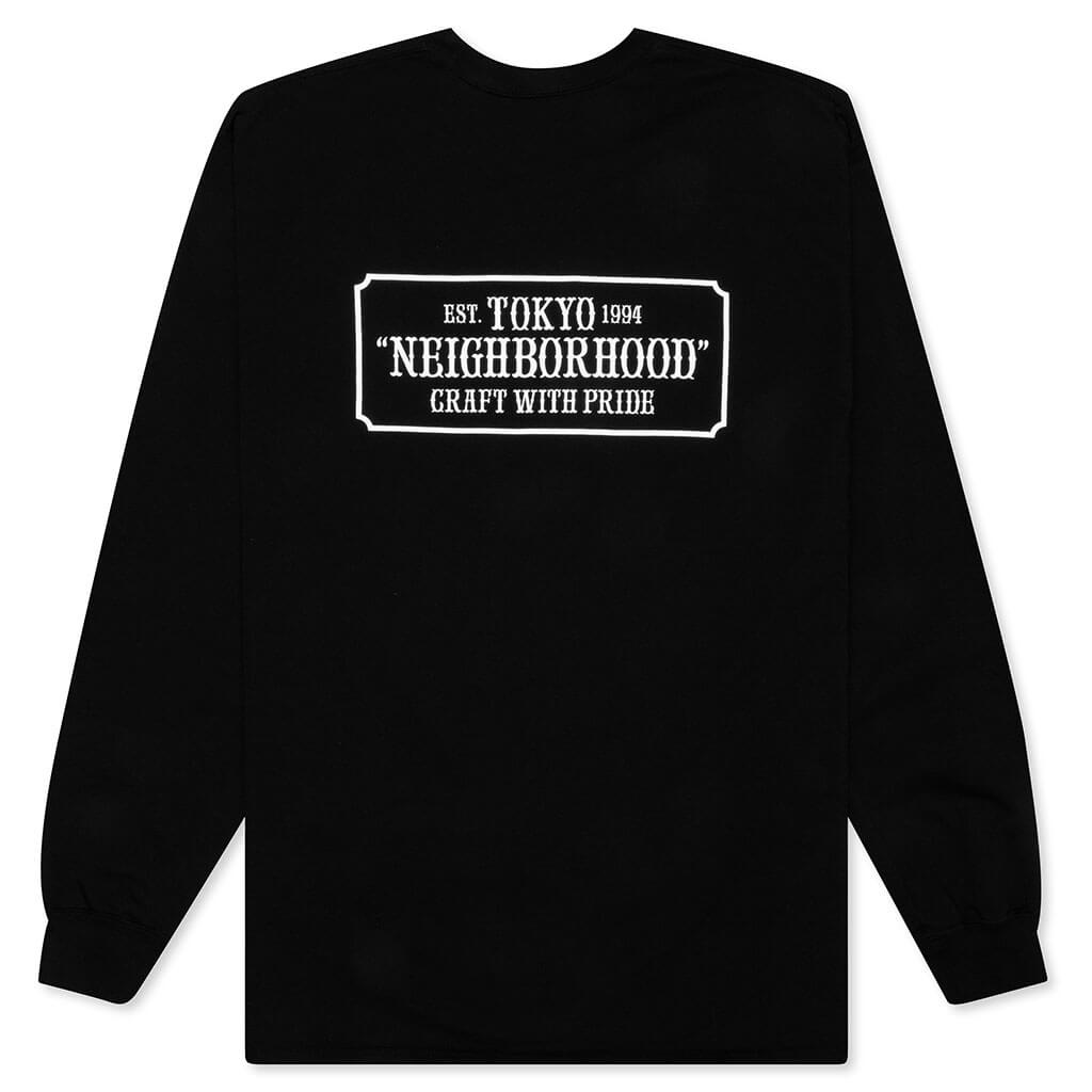 Bar & Shield L/S C-Tee - Black